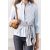 Zara Рубашка zw collection slim fit из поплина , Цвет: Синий, Размер: XXL, изображение 2