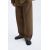 Zara Сохраненный  belted cotton - hemp trousers , Цвет: Коричневый, Размер: S, изображение 6