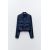 Zara Рубашка из шелка с отрезанным низом , Цвет: Синий, Размер: XS, изображение 5
