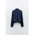 Zara Рубашка из шелка с отрезанным низом , Цвет: Синий, Размер: XS, изображение 6