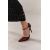 Zara Туфли на каблуке с лодыжками , Цвет: Красный, Размер: 35