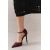 Zara Туфли на каблуке с лодыжками , Цвет: Красный, Размер: 35, изображение 2