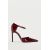 Zara Туфли на каблуке с лодыжками , Цвет: Красный, Размер: 35, изображение 6