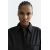 Zara Рубашка oversize из габардиновой ткани , Цвет: Черный, Размер: XS, изображение 3