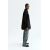 Zara Рубашка oversize из габардиновой ткани , Цвет: Черный, Размер: XS, изображение 4