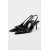Zara Туфли на высоком каблуке со сверкающим покрытием, Цвет: Черный, Размер: 35, изображение 4