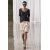 Zara Футболка с округлым вырезом горловины, Цвет: Черный, Размер: S
