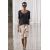 Zara Футболка с округлым вырезом горловины, Цвет: Черный, Размер: S, изображение 3