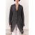 Zara Заголовок: рубашка "oversize" из коллекции zara woman
свободно-сидящая рубашка с воротником, Цвет: Серый, Размер: M-L, изображение 4