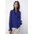 Zara Блузка с круглым вырезом из коллекции zw с рюшами , Цвет: Синий, Размер: XS, изображение 3