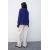 Zara Блузка с круглым вырезом из коллекции zw с рюшами , Цвет: Синий, Размер: XS, изображение 5