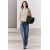 Zara Яркий хлопковый футболка , Цвет: Серый, Размер: XS