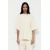Zara Кофта с эффектом выцветания из мягкого махрового материала с короткими рукавами, Цвет: Белый, Размер: L, изображение 2