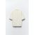 Zara Кофта с эффектом выцветания из мягкого махрового материала с короткими рукавами, Цвет: Белый, Размер: L, изображение 7