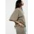 Zara Кофта с эффектом потертости из мягкого плюша с короткими рукавами , Цвет: Зеленый, Размер: L, изображение 5