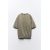 Zara Кофта с эффектом потертости из мягкого плюша с короткими рукавами , Цвет: Зеленый, Размер: L, изображение 9