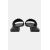 Zara  flat criss-cross leather slider sandals , Цвет: Черный, Размер: 41, изображение 8