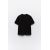 Zara Футболка из тяжелого хлопка, Цвет: Черный, Размер: L, изображение 6