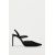 Zara Туфли на высоком каблуке из сетчатой ткани, Цвет: Черный, Размер: 35, изображение 3