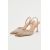 Zara Туфли на высоком каблуке с задником на застежке и украшенные стразами в сетчатом стиле , Цвет: Бежевый, Размер: 35, изображение 5
