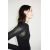 Zara Топ из полупрозрачного хлопкового креп-ткани, Цвет: Черный, Размер: S, изображение 3