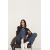 Zara Топ из полупрозрачного хлопкового креп-ткани, Цвет: Черный, Размер: S, изображение 6