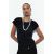 Zara Футболка из 100% хлопка, Цвет: Черный, Размер: S, изображение 2