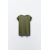 Zara Футболка из 100% хлопка, Цвет: Зеленый, Размер: XL, изображение 5