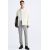 Zara Узкие брюки с разрезом slim fit comfort , Цвет: Серый, Размер: S, изображение 5