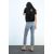 Zara Футболка из хлопкового трикотажа, Цвет: Черный, Размер: S, изображение 4