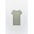 Zara Футболка из вискозы с круглым вырезом и очень короткими рукавами, Цвет: Зеленый, Размер: S, изображение 5
