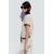 Zara Футболка из хлопковой пряжи с финишной обработкой ферментами, Цвет: Бежевый, Размер: M, изображение 3