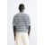 Zara Вязаная футболка с коротким рукавом, выполненная в технике крючком, Цвет: Синий, Размер: M (US M), изображение 4