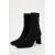 Zara Тканевые ботильоны на высоком каблуке , Цвет: Черный, Размер: 35, изображение 4