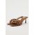Zara Кожаные туфли на высоком каблуке , Цвет: Коричневый, Размер: 35, изображение 6