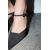 Zara Мули на высоком каблуке с ремешком на подъеме , Цвет: Черный, Размер: 35, изображение 3