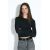 Zara Футболка из полиамида с длинным рукавом , Цвет: Черный, Размер: S, изображение 2