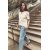 Zara Футболка с мягкими стразами , Цвет: Белый, Размер: S