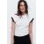 Zara Футболка с круглым вырезом и короткими рукавами, украшенная стразами, Цвет: Белый, Размер: M, изображение 2
