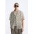 Zara Рубашка из текстильного кроя с текстурой , Цвет: Бежевый, Размер: S (US S)