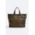 Zara Женская корзинка из ткани с плетением , Цвет: Зеленый, Размер: Только один размер, изображение 4