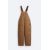 Zara Джинсы-комбинезоны плотника с карманами , Цвет: Коричневый, Размер: S-M (US S-M), изображение 7