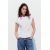 Zara Футболка без рукавов с накатом из цветочных аппликаций на круглом вырезе, Цвет: Белый, Размер: S, изображение 2