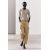 Zara Футболка из смеси хлопка и льна, Цвет: Коричневый, Размер: L