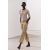 Zara Футболка из смеси хлопка и льна, Цвет: Коричневый, Размер: L, изображение 4