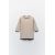 Zara Футболка из смеси хлопка и льна, Цвет: Коричневый, Размер: L, изображение 5