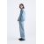 Zara Облегающая джинсовая куртка с запахом , Цвет: Синий, Размер: S (US S), изображение 4