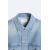 Zara Облегающая джинсовая куртка с запахом , Цвет: Синий, Размер: S (US S), изображение 9