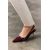Zara Туфли на каблуке с отделкой под лакированную кожу, Цвет: Красный, Размер: 35, изображение 3