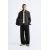 Zara Брюки-джоггеры с декоративными швами , Цвет: Черный, Размер: M